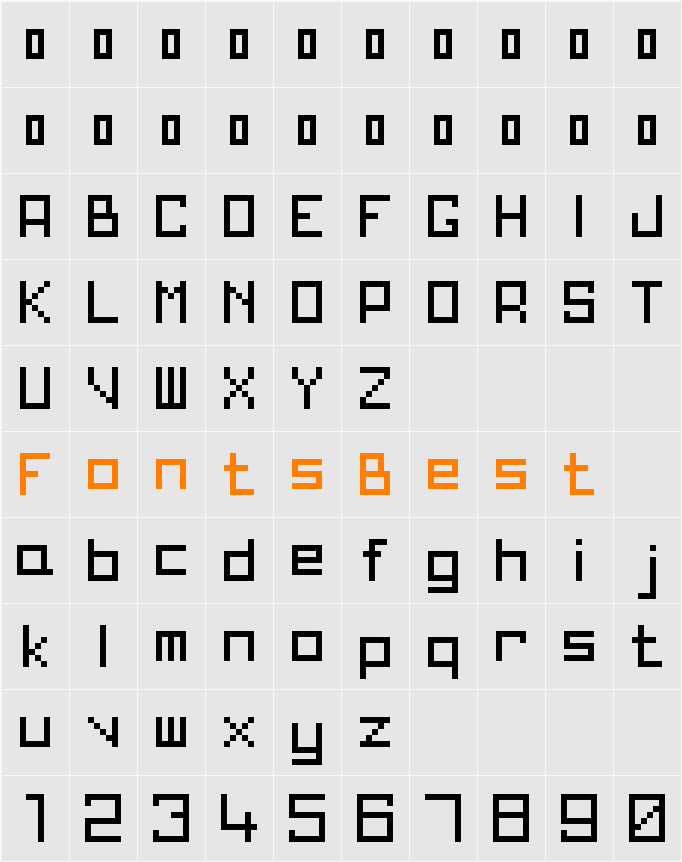 00Automatix Character Map