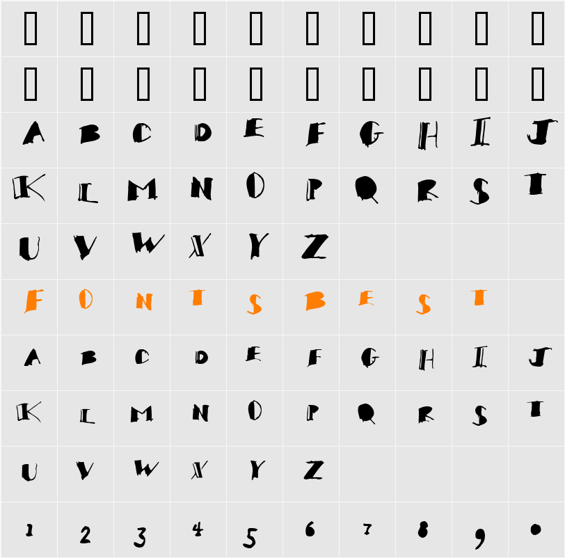 Gossip Character Map