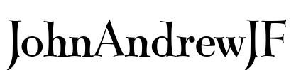 JohnAndrewJF Font Image