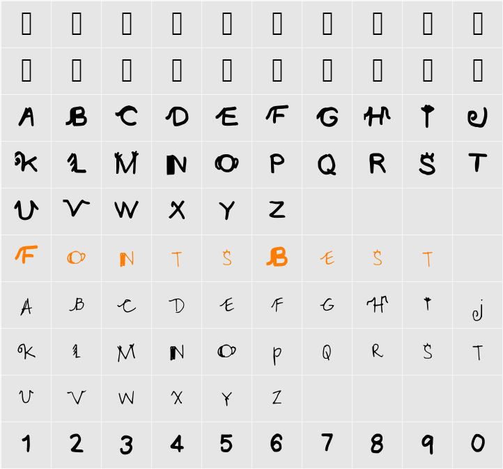 Third Character Map