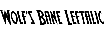 Wolf's Bane Leftalic