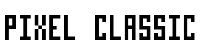 Pixel Classic Font Image