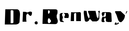 Dr.Benway Font Image