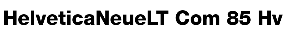 HelveticaNeueLT Com 85 Hv