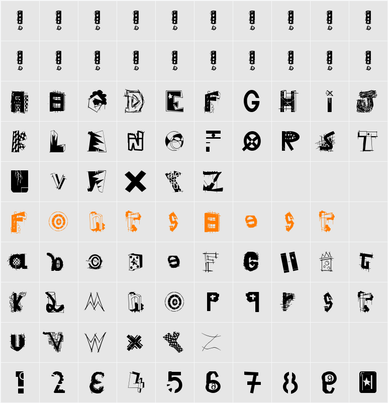 tom Character Map