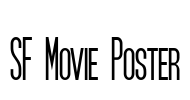 SF Movie Poster Font Image