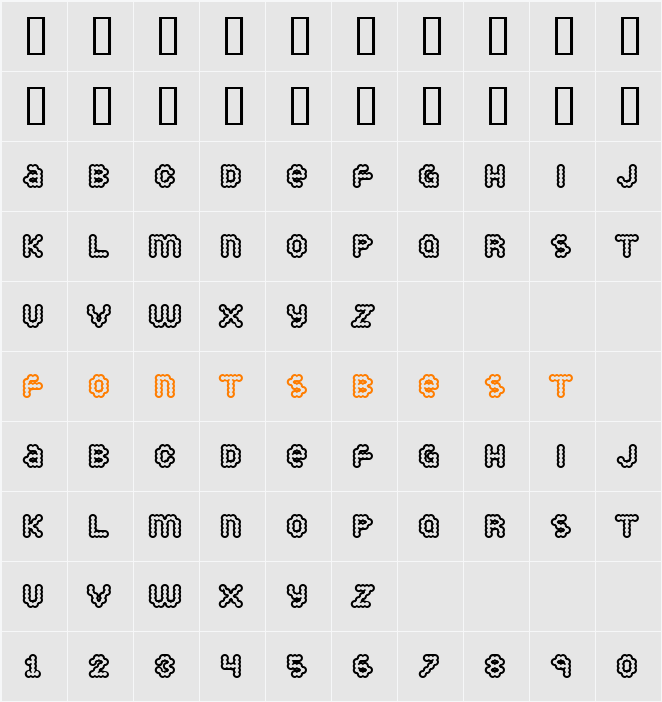 Puffy Dreamland Character Map