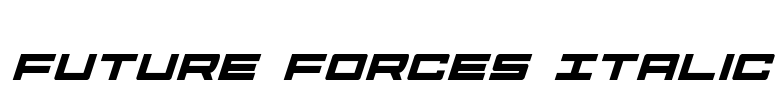 Future Forces Italic