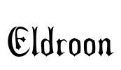 Eldroon Font Image