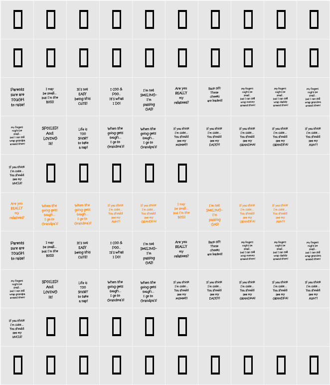 KR Babiez Two Character Map
