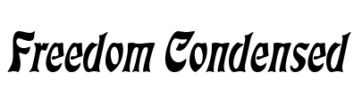 Freedom Condensed