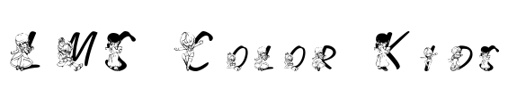 LMS Color Kids Font Image