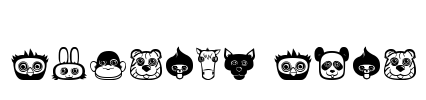 plastic pets Font Image