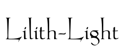Lilith-Light Font Image