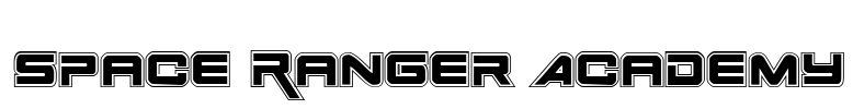Space Ranger Academy Font Image