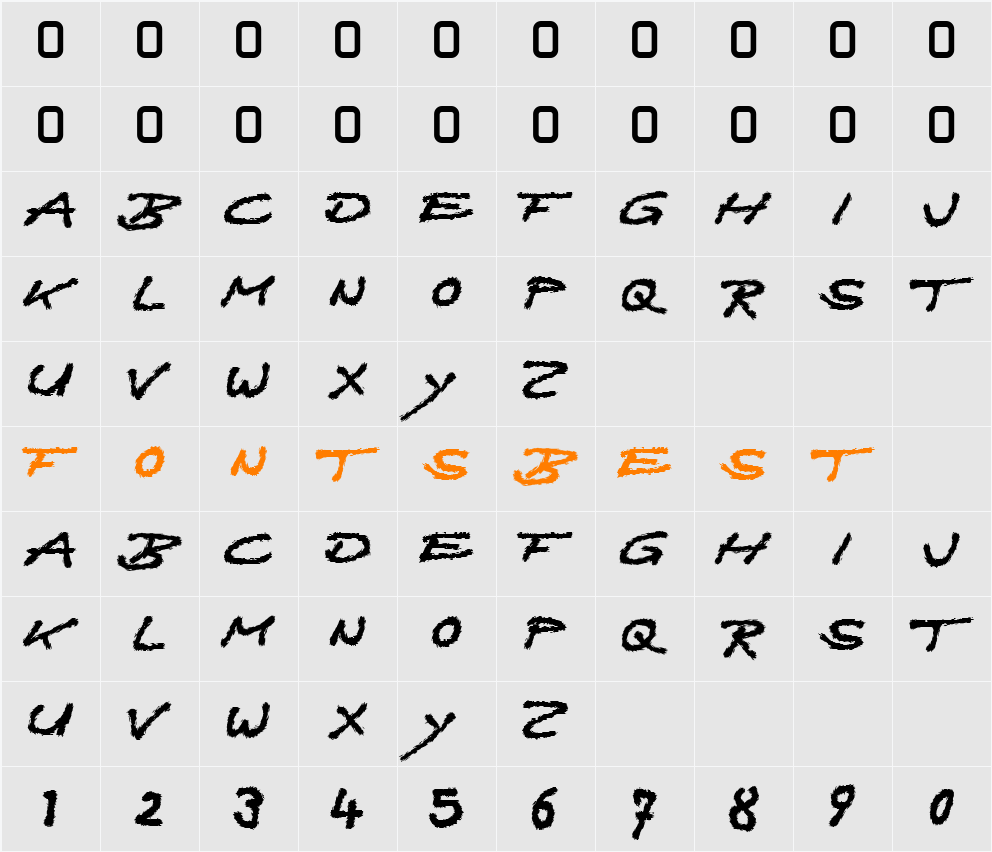 Quast Character Map