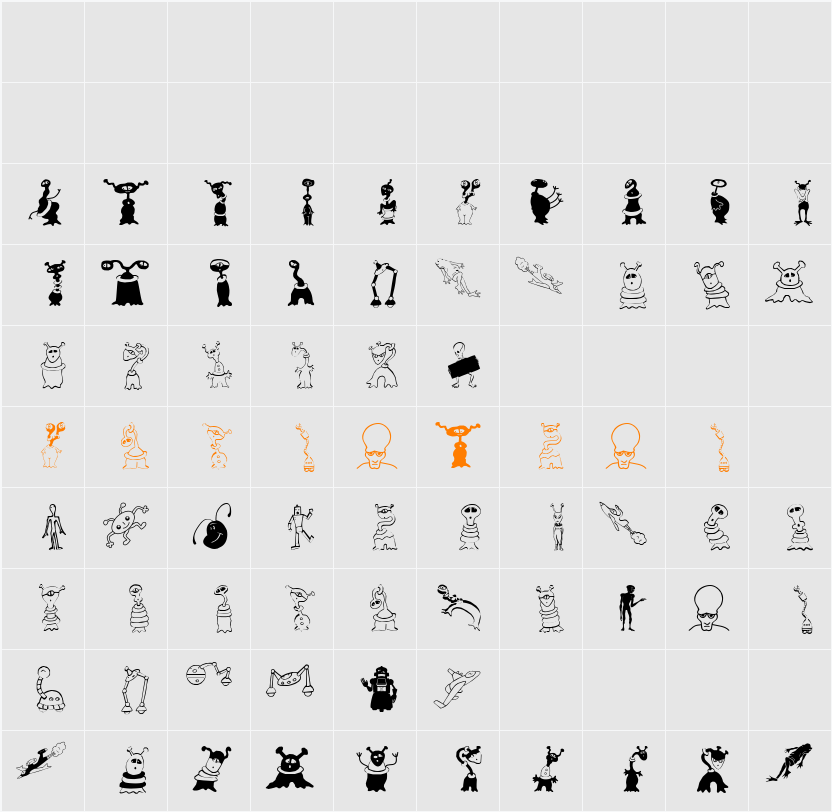 StrangeFriends Character Map