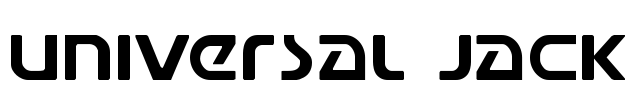 Universal Jack Font Image