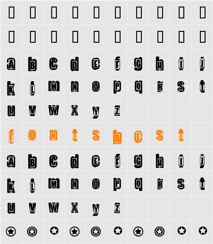 Redherring Character Map