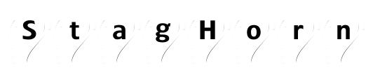 StagHorn Font Image