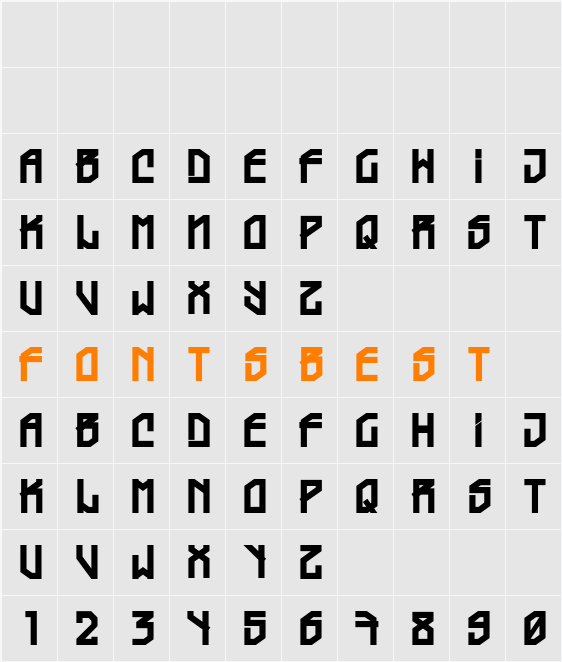 Typograff Character Map