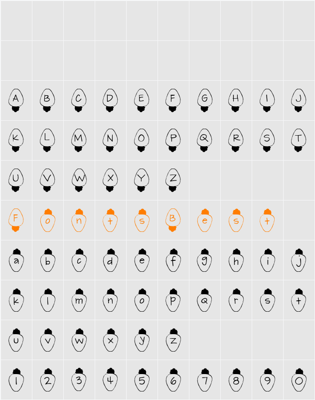 LMS Christmas Lights Character Map