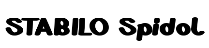 STABILO Spidol Font Image