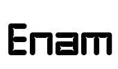 Enam Font Image