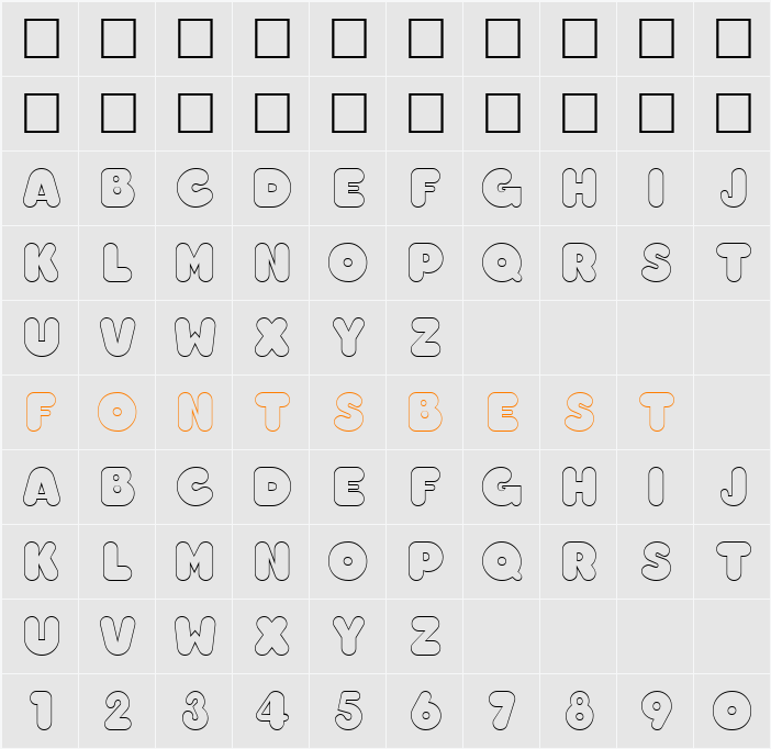 Too Much Clear Character Map