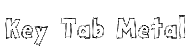 Key Tab Metal