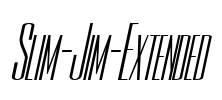 Slim-Jim-Extended Font Image
