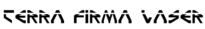 Terra Firma Laser Font Image