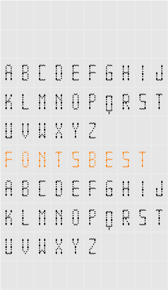 Espinuda tfb Character Map