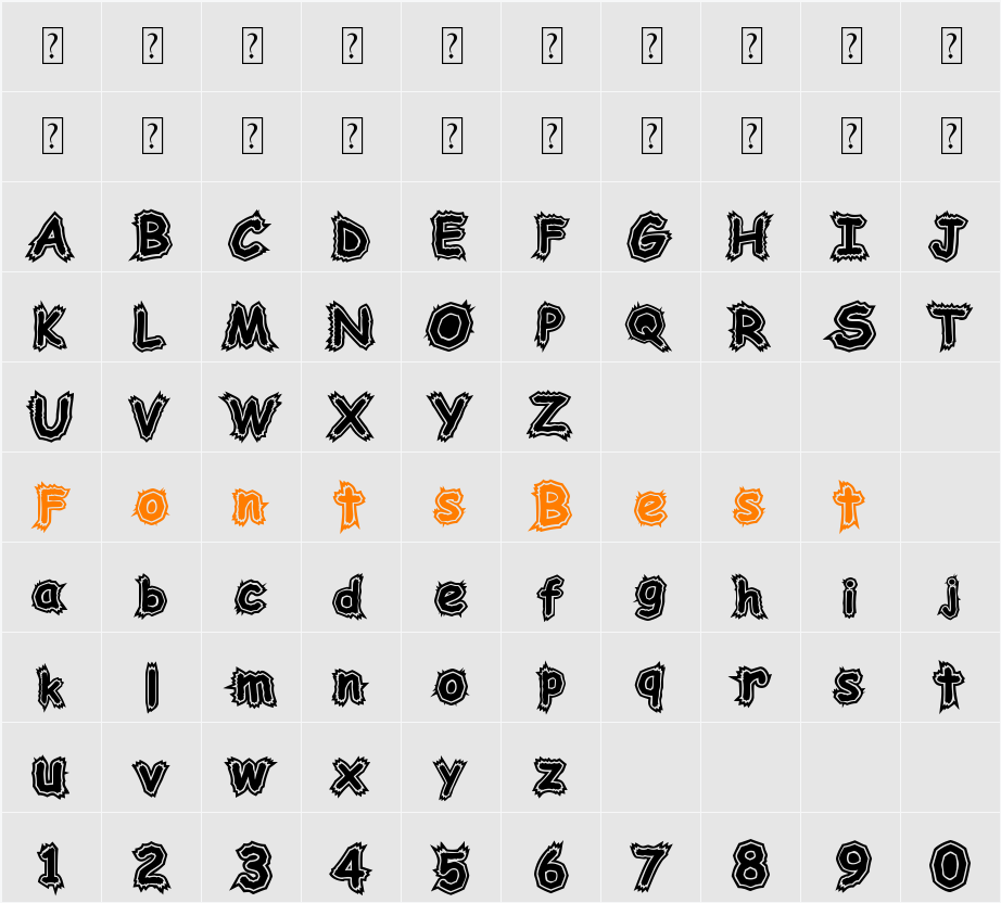 woodcutter Electric Character Map
