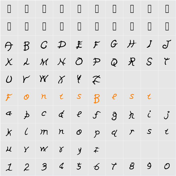 GennaroPalmieriHectic Character Map