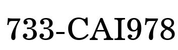 733-CAI978