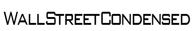 WallStreetCondensed Font Image