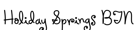 Holiday Springs BTN