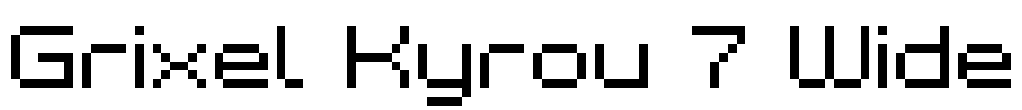 Grixel Kyrou 7 Wide