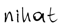 nihat Font Image