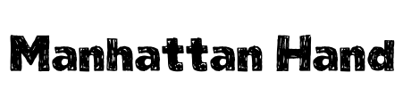 Manhattan Hand Font Image