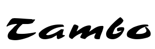 Tambo Font Image