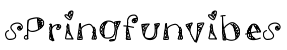 SpringFunVibes Font Image