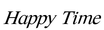 Happy Time Font Image
