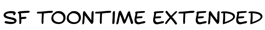 SF Toontime Extended Font Image