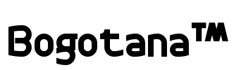 Bogotana™ Font Image