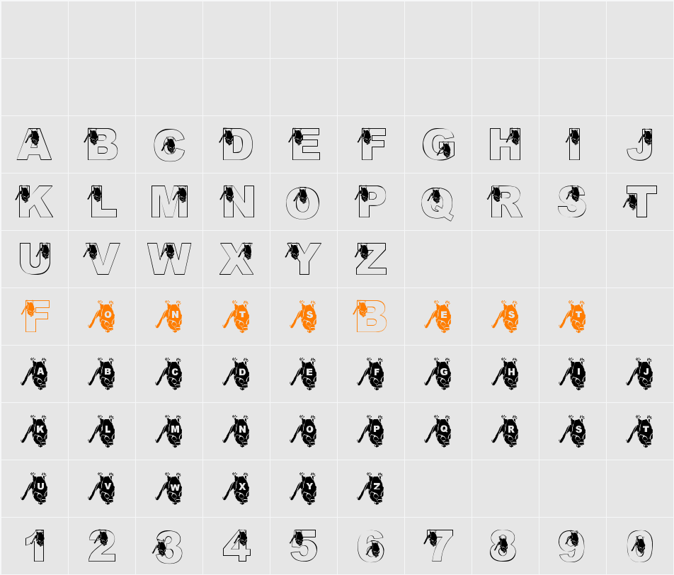 LMS Going Batty Character Map
