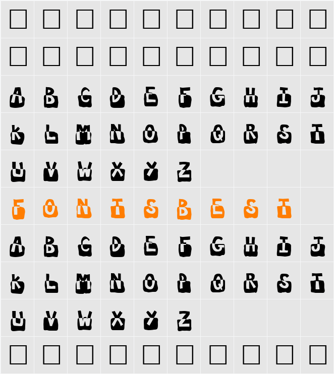 Submerged Character Map