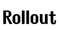 Rollout Font Image