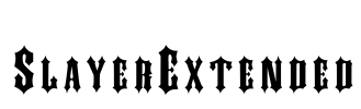 SlayerExtended Font Image